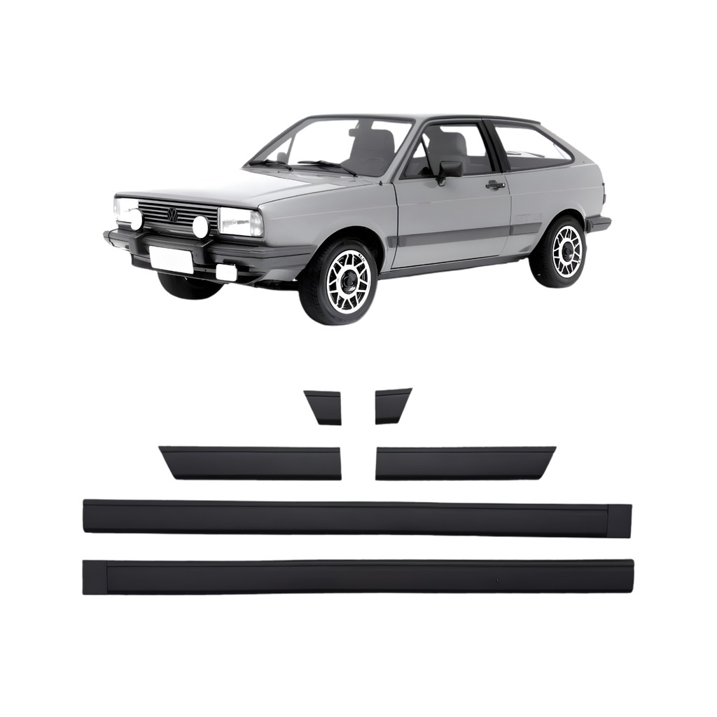 Jogo Friso Lateral Gol Voyage Parati Sav Gl Pointer 87/95 em Oferta na Shopee