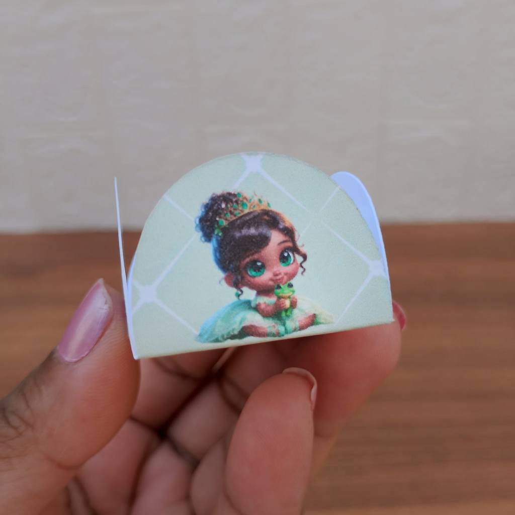 Forminhas para Doces Personalizadas |PRINCESA  TIANA PRINCESA E O SAPO BABY  Brigadeiro | Festa Aniversário Infantil