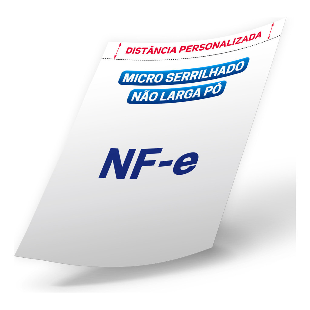 Papel A4 Danfe Nfe - Serrilha Personalizada - 500 Fls