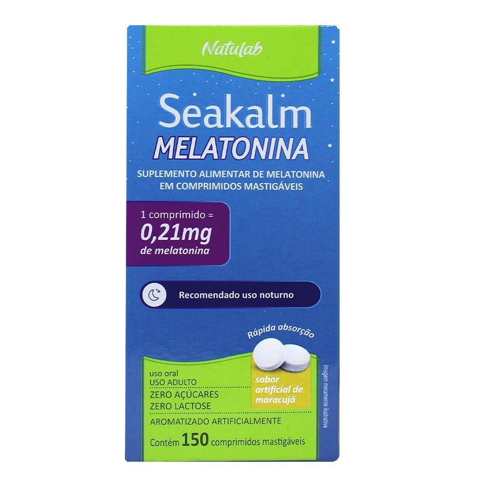 Seakalm Melatonina Com 150 Comprimidos em Oferta na Shopee