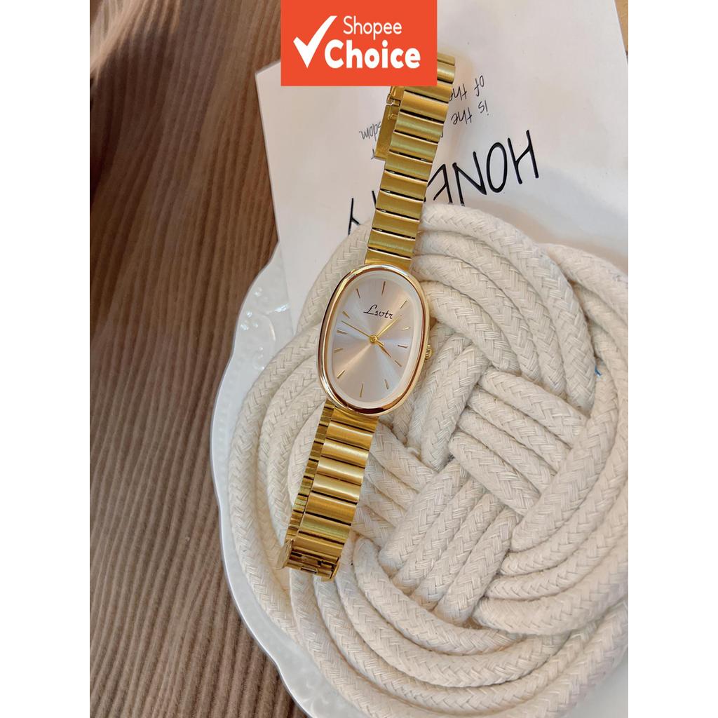  Nova pulseira de ouro da moda, relógio feminino retrô de luxo, elegante, simples, sofisticado, leve, versátil, relógio