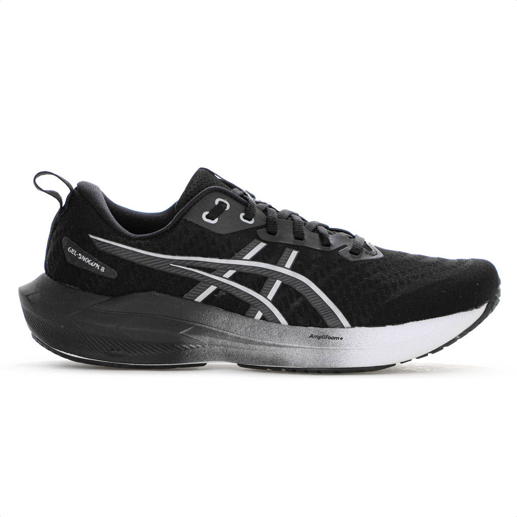 Tênis Asics Gel Shogun 8 Preto Cinza e Branco - Masculino