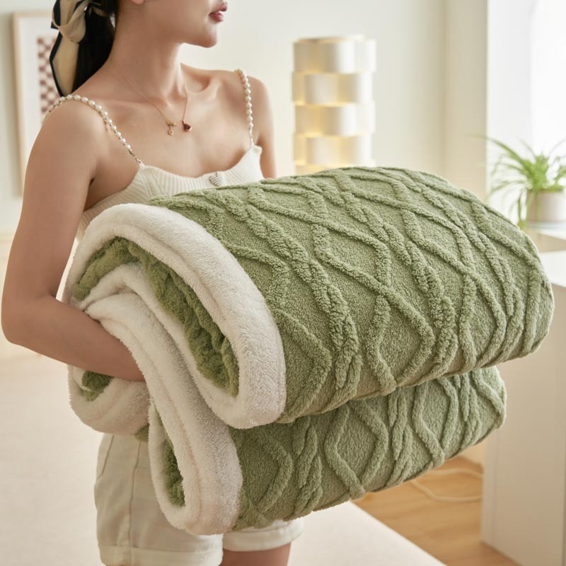 Cobertor Manta Glamour Com Sherpa Casal Dupla Face 1,80 x 2,20 Super Macio Boa Qualidade Zon