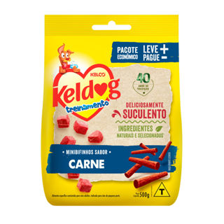 Minibifinhos Keldog Treinamento Sabor Carne 500g em Oferta na Shopee