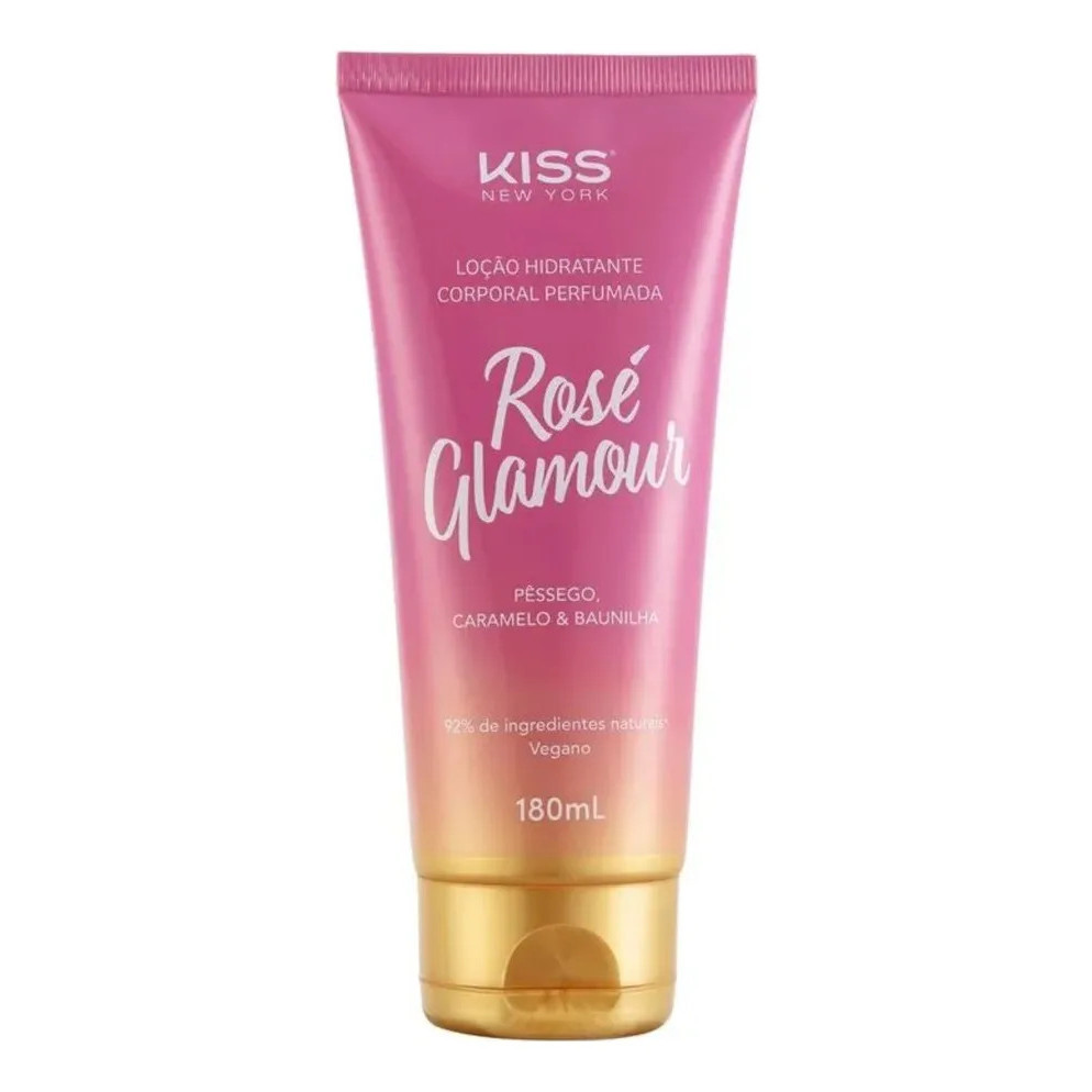 Loção Corporal Rosé Glamour Kiss New York