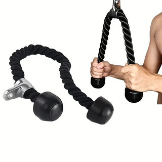 Puxador Triceps Corda Crossover Academia Profissional Preto Puxador Corda Biceps Triceps …