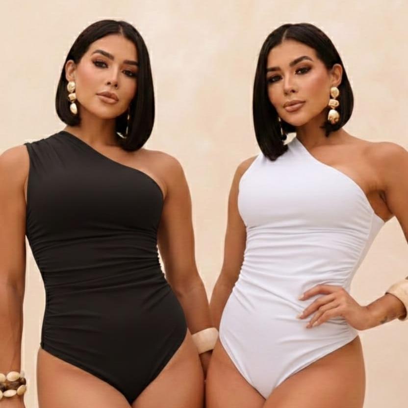 Kit 2 Body Feminino Mula Manca Suplex Bory Moda Blogueira Com Fecho