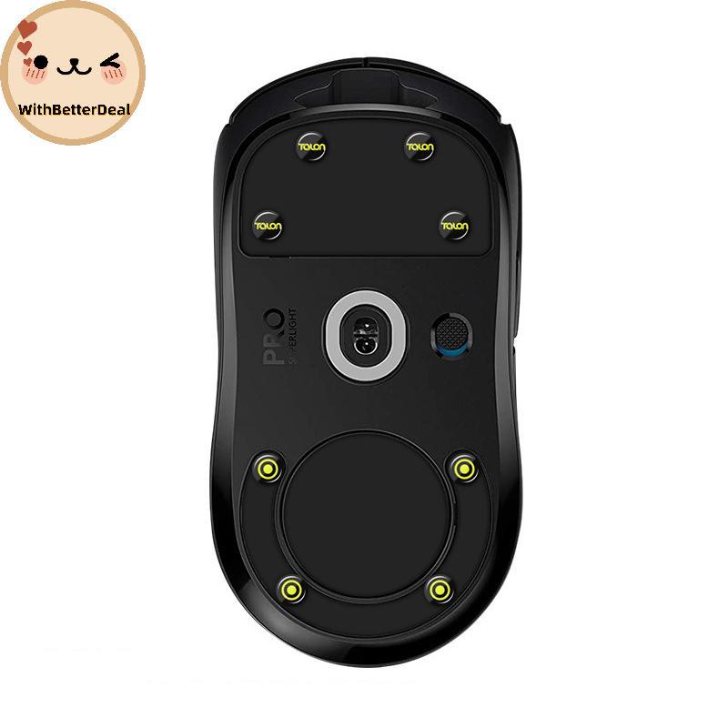 Melhor 1 Pa Vidro Mouse Patins DIY Pontos Universais Pés Almofadas Stier Jogos Anti-Deslizamento