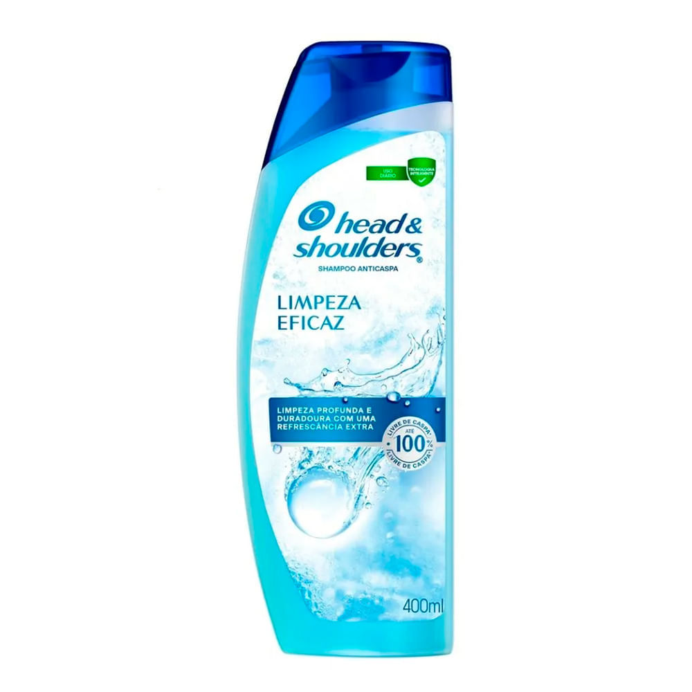 Shampoo Head & Shoulders Anticaspa Limpeza Eficaz 400ml em Oferta na Shopee