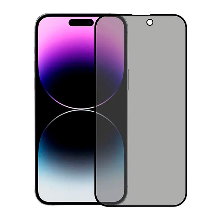 Película Vidro Temperado 3D Privacidade Proteção Tela Compatível iPhone XS 11 12 13 14 15 16 17 Pro Max Premium