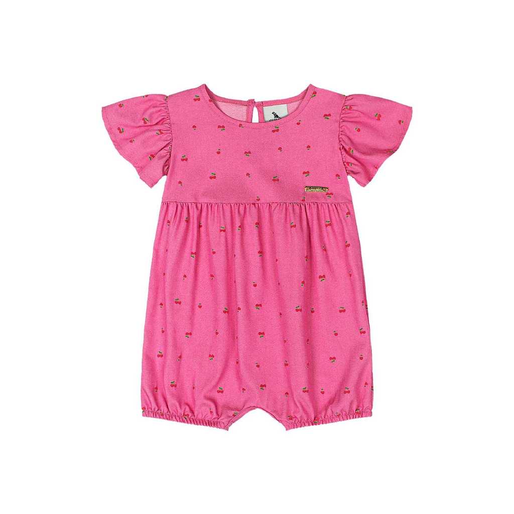 Banho de Sol Cerejas para Bebê Menina Quimby
