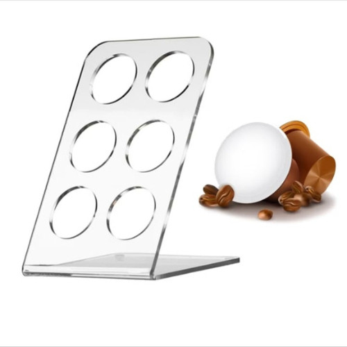 Suporte Porta Cápsula Café Nespresso Dolce Gusto Três Corações Cantinho do Café Acrílico Transparente