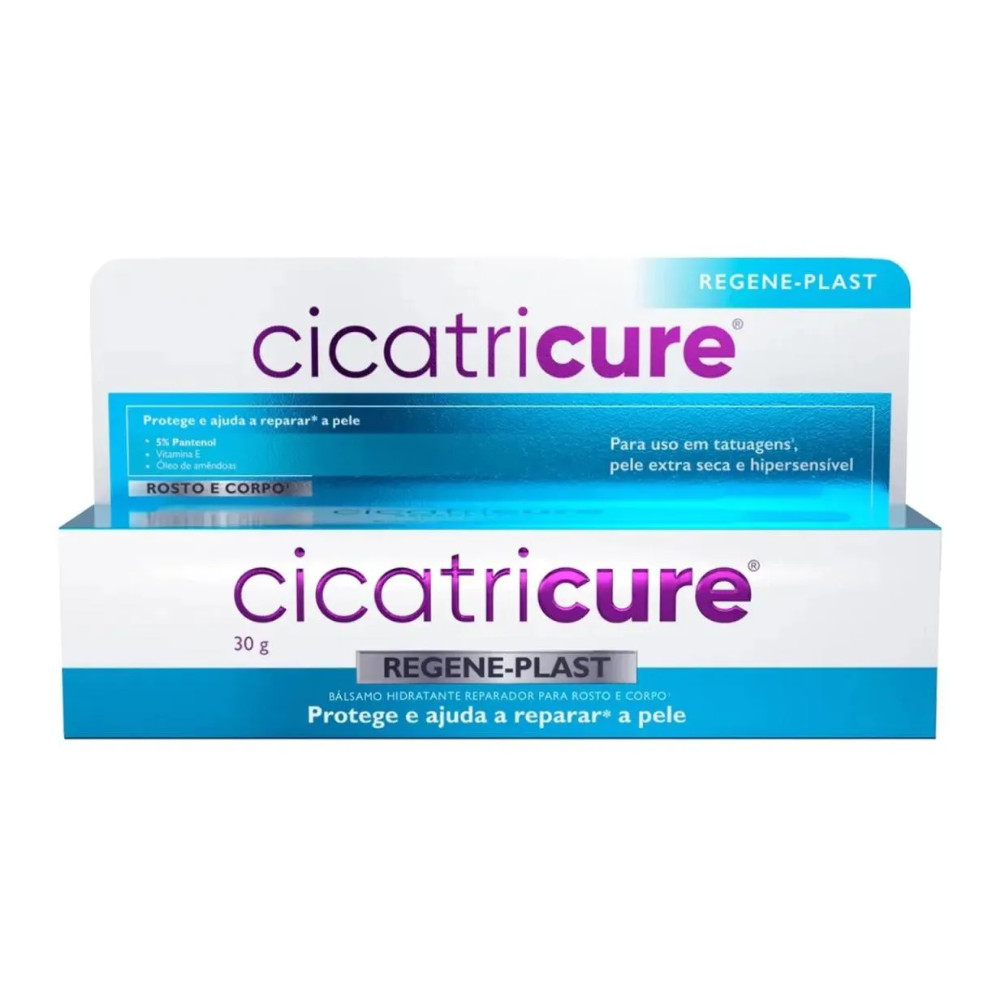 Cicatricure Regene-Plast Bálsamo Hidratante Rosto e Corpo 30g