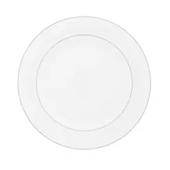 6 Pratos para Sobremesa Wolff de Porcelana 19cm x 2cm