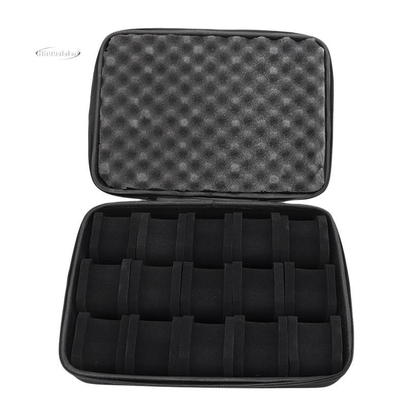 15 Slots Caso Do Projetor Caixa De Armazenamento De Relógio Duro Organizador Portátil Titular Armário De Exibição