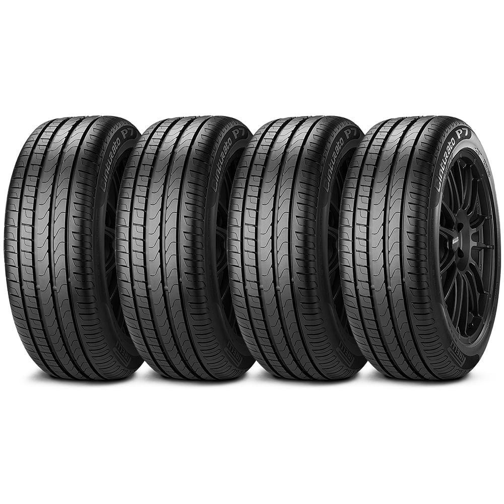 Kit 4 Pneu Pirelli Aro 15 205/60r15 91h Tl Cinturato P7 em Oferta na Shopee
