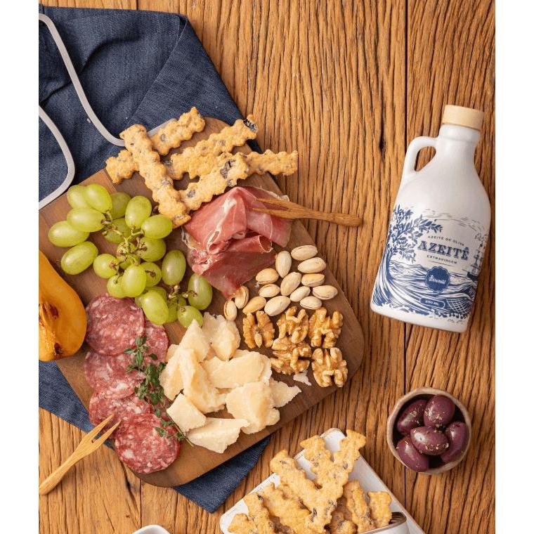 Detalhes do Kit Azeite e Biscoito Olivê Presente | Biscoitê