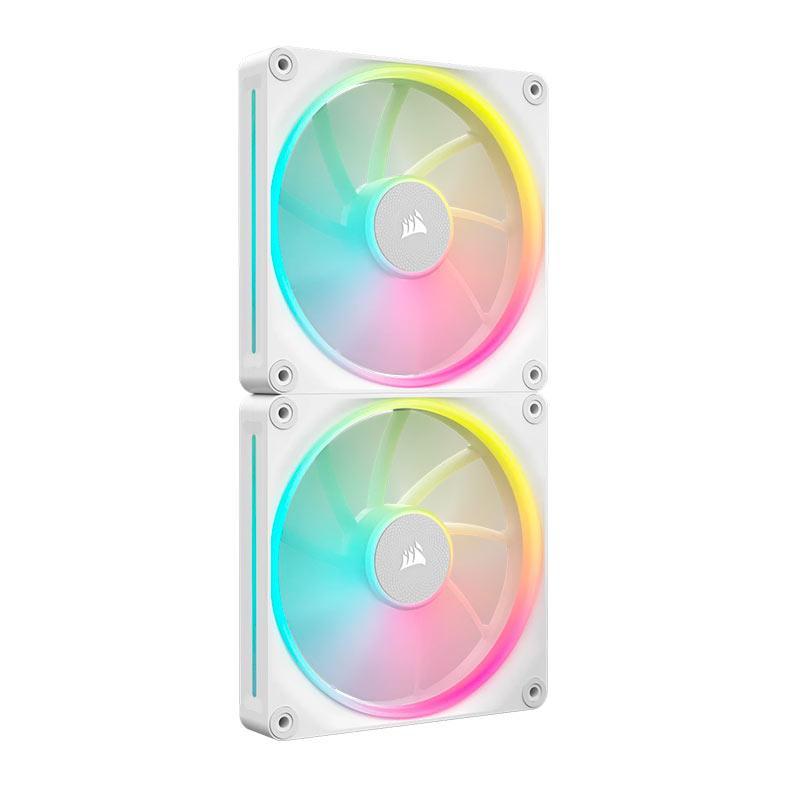Kit Ventoinhas Corsair Icue Link LX140, RGB, 2x140mm, Branco, CO-9051032-WW em Oferta na Shopee