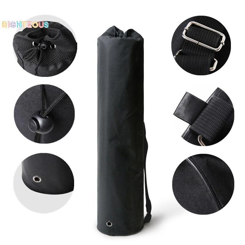 Rightrous Mulheres Homens Tapete De Yoga Zip Bolsa De Ginástica Dobrável Transporte À Prova D'água Pilates Mat Armazenam