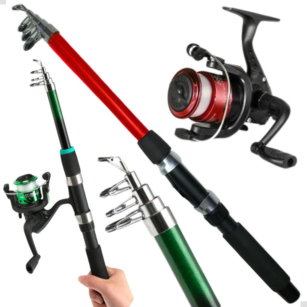 Kit Vara De Pesca Fibra De Vidro 1,70 Metros 5,5kg E Molinete Com Linha Completo Barato em Oferta na Shopee