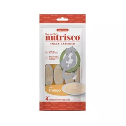 Petisco Cremoso Snack Nutrisco para Gatos Sabor Frango 56g