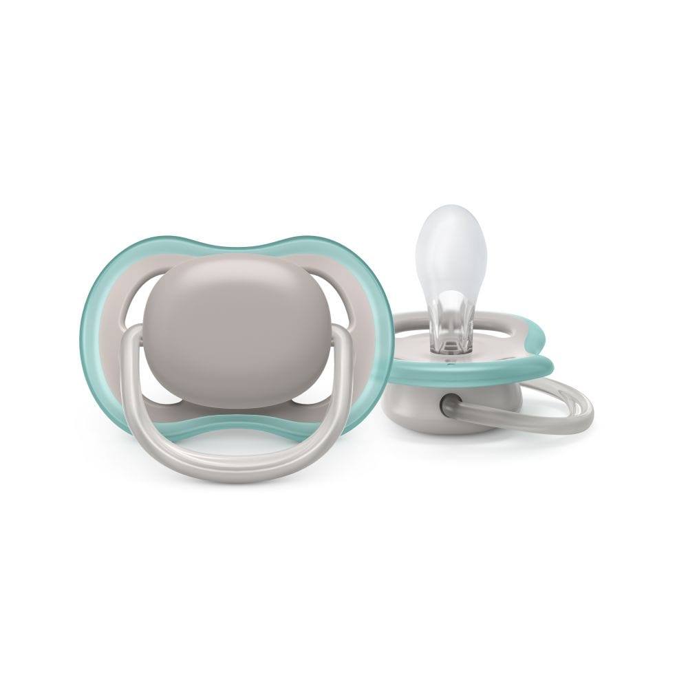 Chupeta Philips Avent Ultra Air 18+ Meses Cor Cinza e Verde 1 Unidade em Oferta na Shopee