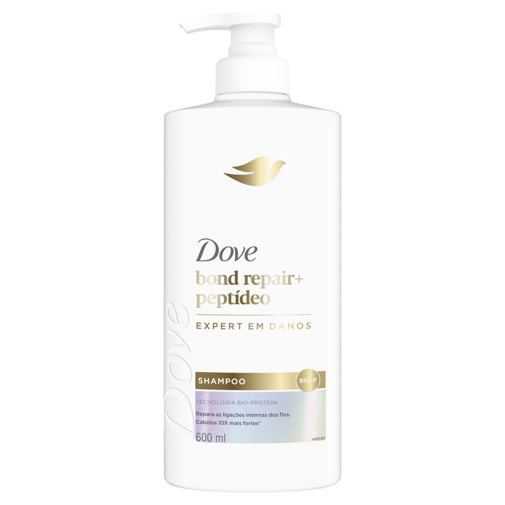 Shampoo Dove Bond Repair + Peptídeo 600ml em Oferta na Shopee