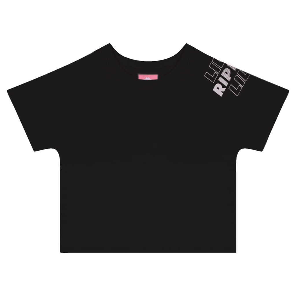 Blusa Manga Curta Infantil Feminina Lilica Ripilica