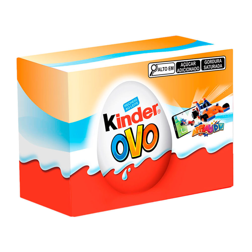 Kinder Ovo Laranja 2 unidades de 40g Cada em Oferta na Shopee