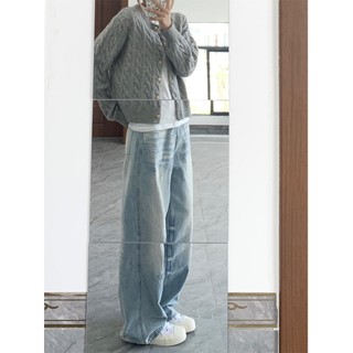 Calça Jeans rasgada exclusiva americana, tamanho grande, gordura mm, formato de pêra, aparência mais fina, perna larga, 