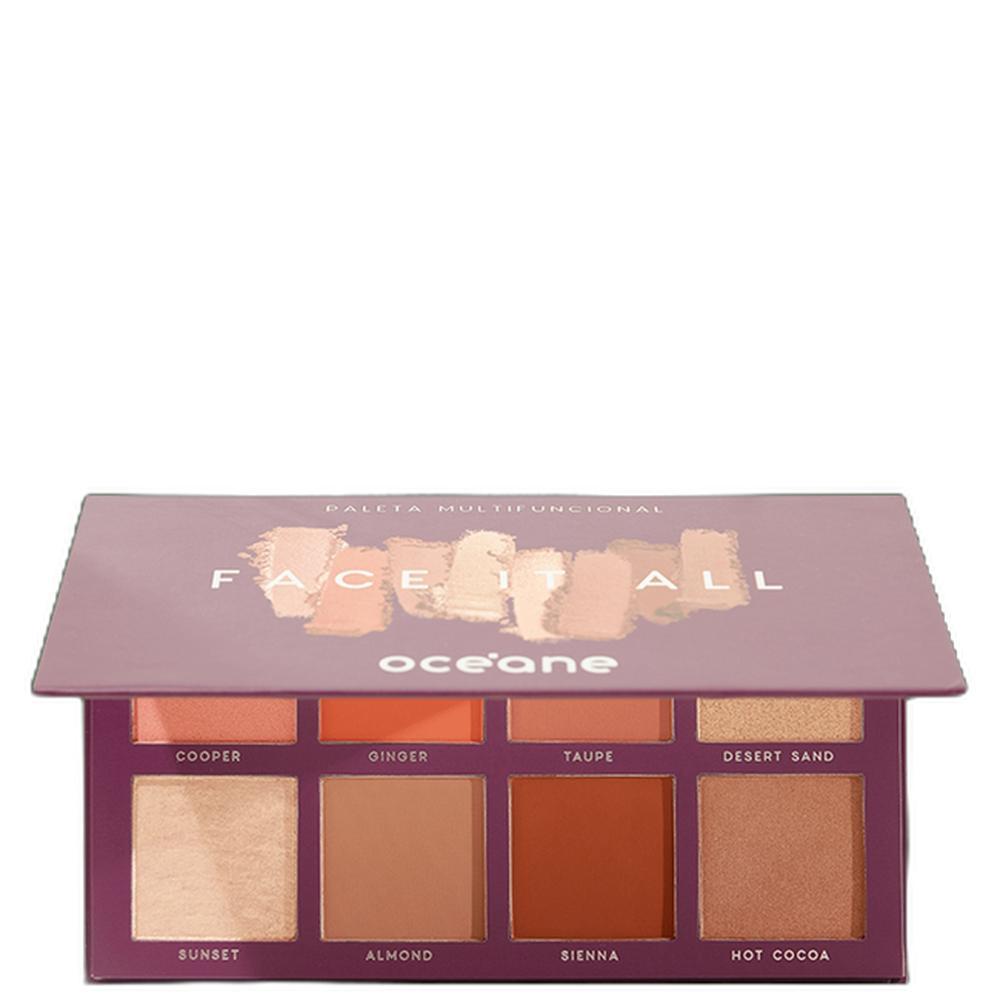 Océane Purple Face It All - Paleta Multifuncional 25,6g em Oferta na Shopee