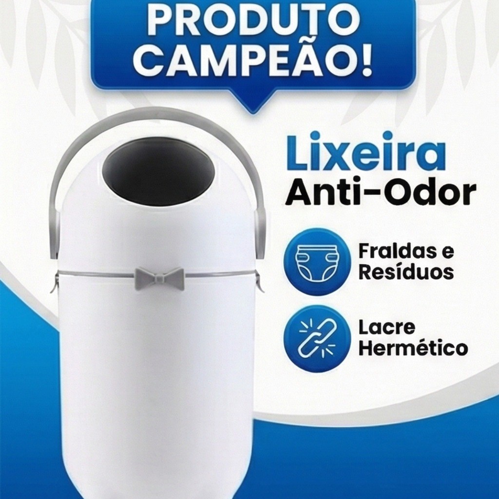 Lixeira Antiodor para Quarto do Bebe Banheiro fraldas e Pet lixeira Magica ENVIO IMEDIATO!!