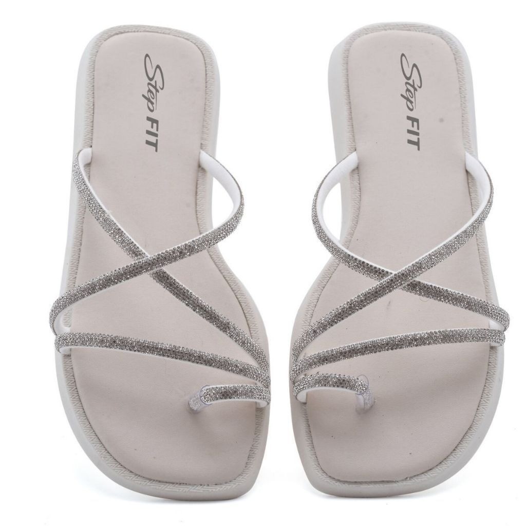 Sandália Feminina Rasteirinha  Elegante Confortável Papete Antiderrapante Envio Imediato