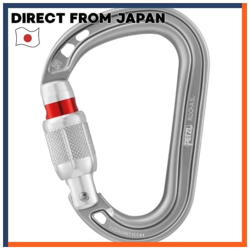 Petzl Rosha Screwlock Grey Climbing Carabiner