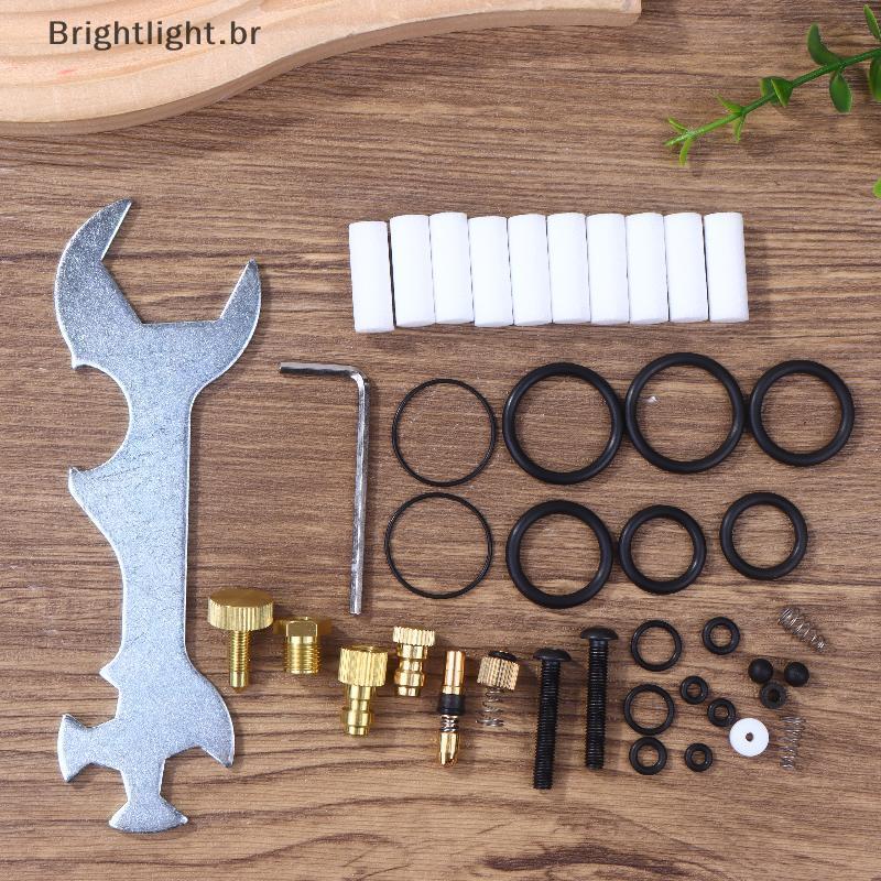[brightlight.br] 1 Conjunto De Anéis De Vedação De Bomba De Ar Manual Acessórios Alta Pressão Kit De Reparo De Inflador