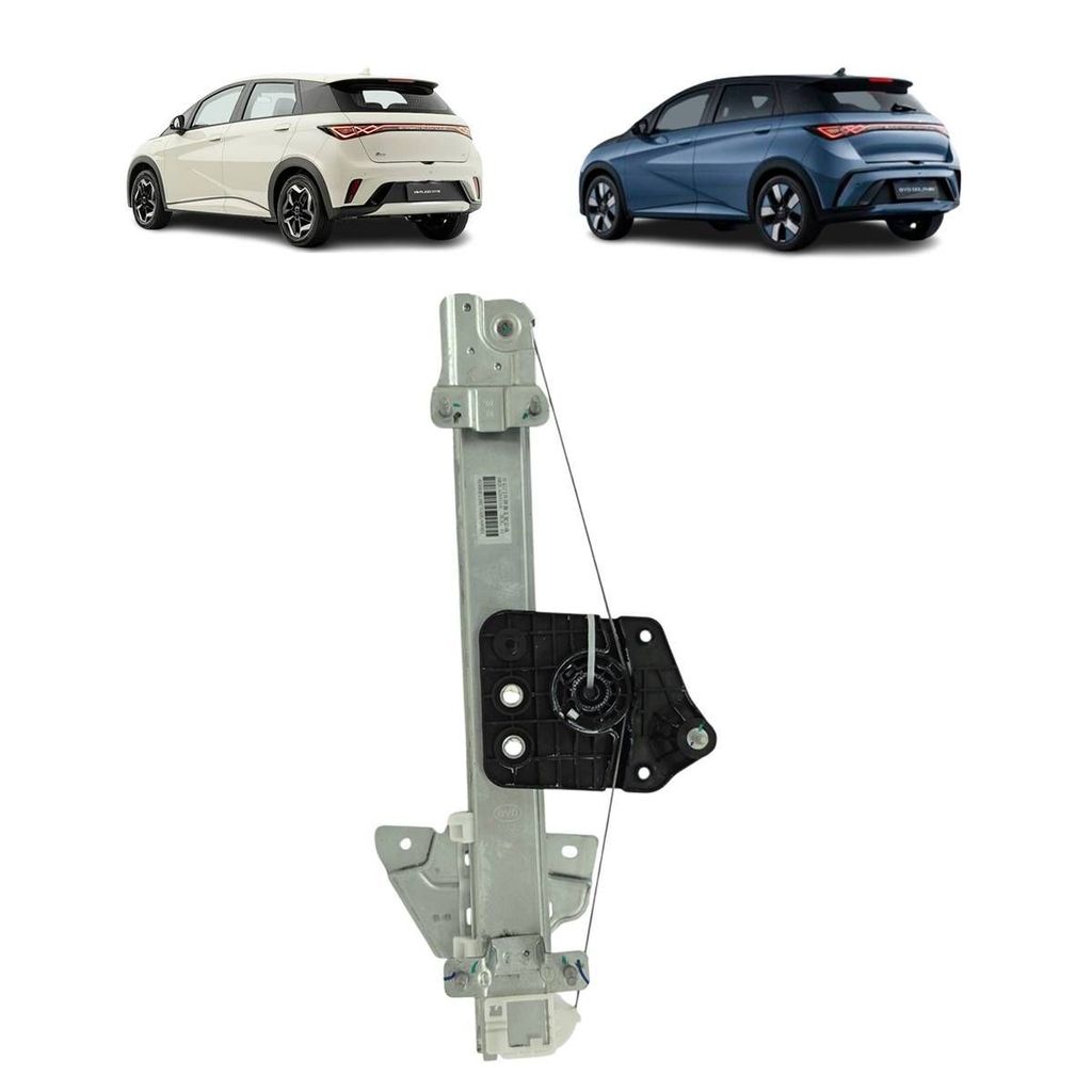 MECANISMO MAQUINA DE VIDRO PORTA TRASEIRA BYD DOLPHIN EV 2024 A 2025 GS /PLUS LADO ESQUERDO ORIGINAL