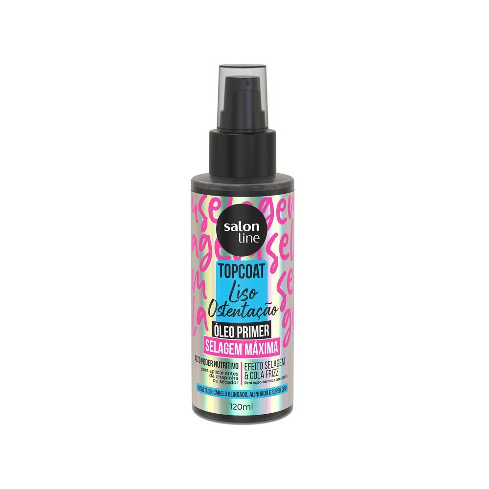 Óleo Meu Liso Ostentação Top Coat 120ml em Oferta na Shopee