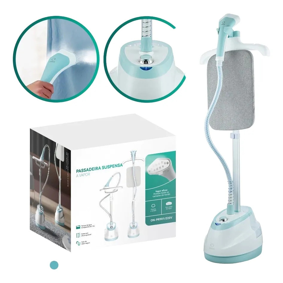 Onistek Passadeira a Vapor Roupas Vertical 1.6L 10 Modos ON-PR901 110V e 220V em Oferta na Shopee
