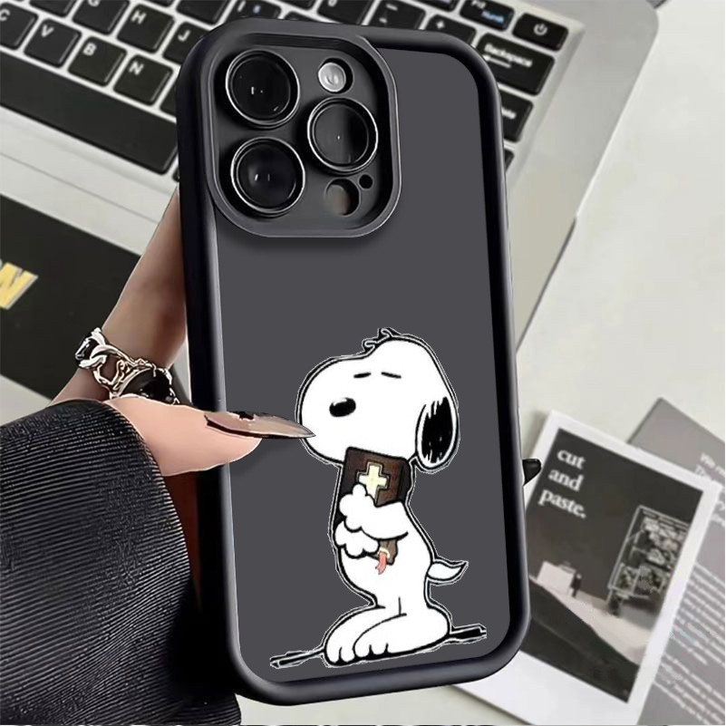 Capinha Capa Para Samsung A04 A05 A10 A12A14 A15 A32 A35 A55 A72S21 22 23 24 Snoopy Silicone Anti-impacto em Oferta na Shopee