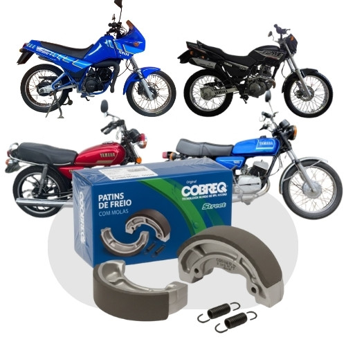 Patim de Freio Lona Sapata Dianteira Yamaha RX 125 RX 180 Custom/Avant TDM 225 TDR Cobreq Original