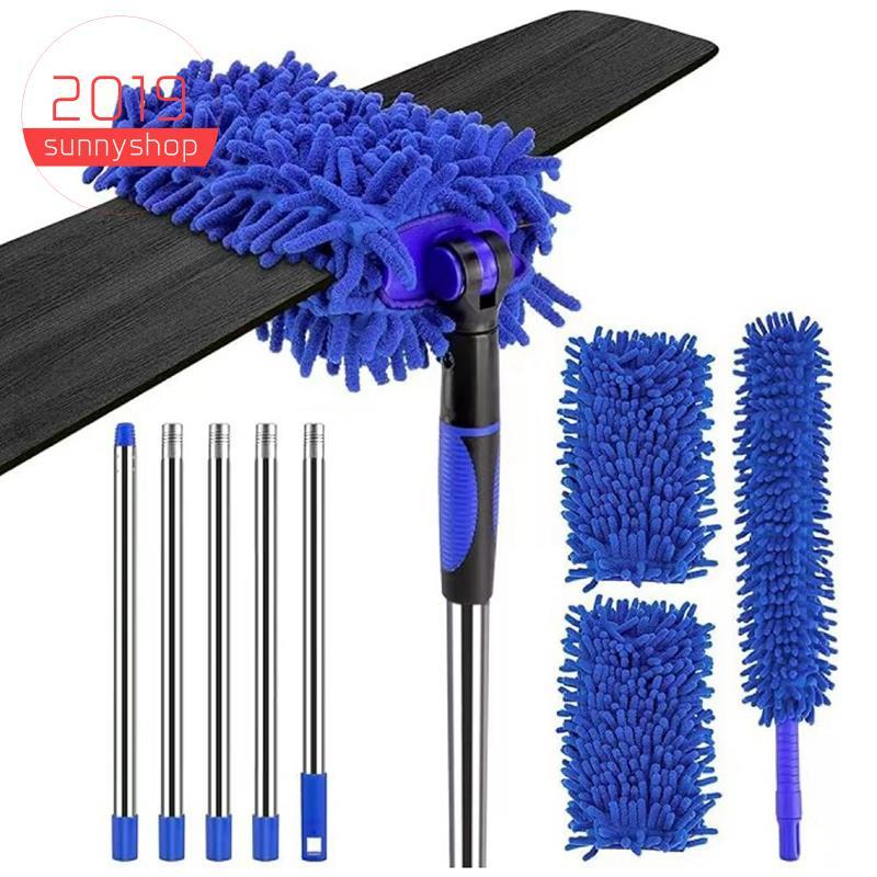 [Bestseller S] Espanador De Limpeza De Ventilador De Teto Com Poste De Extensão De 80 Polegadas , Chenille Flexível Para