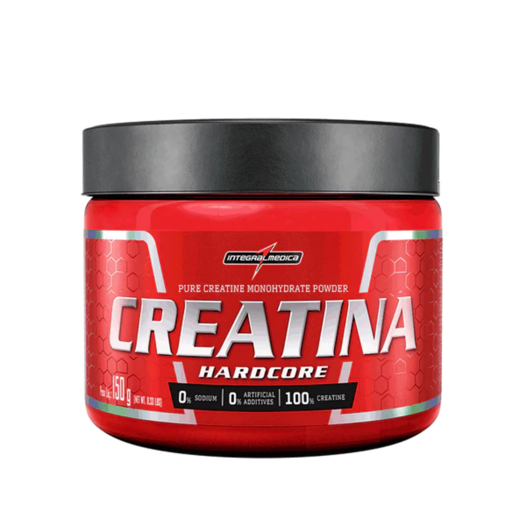 Creatina Integralmédica Hardcore 150g – Monohidratada Pura para Massa e Performance