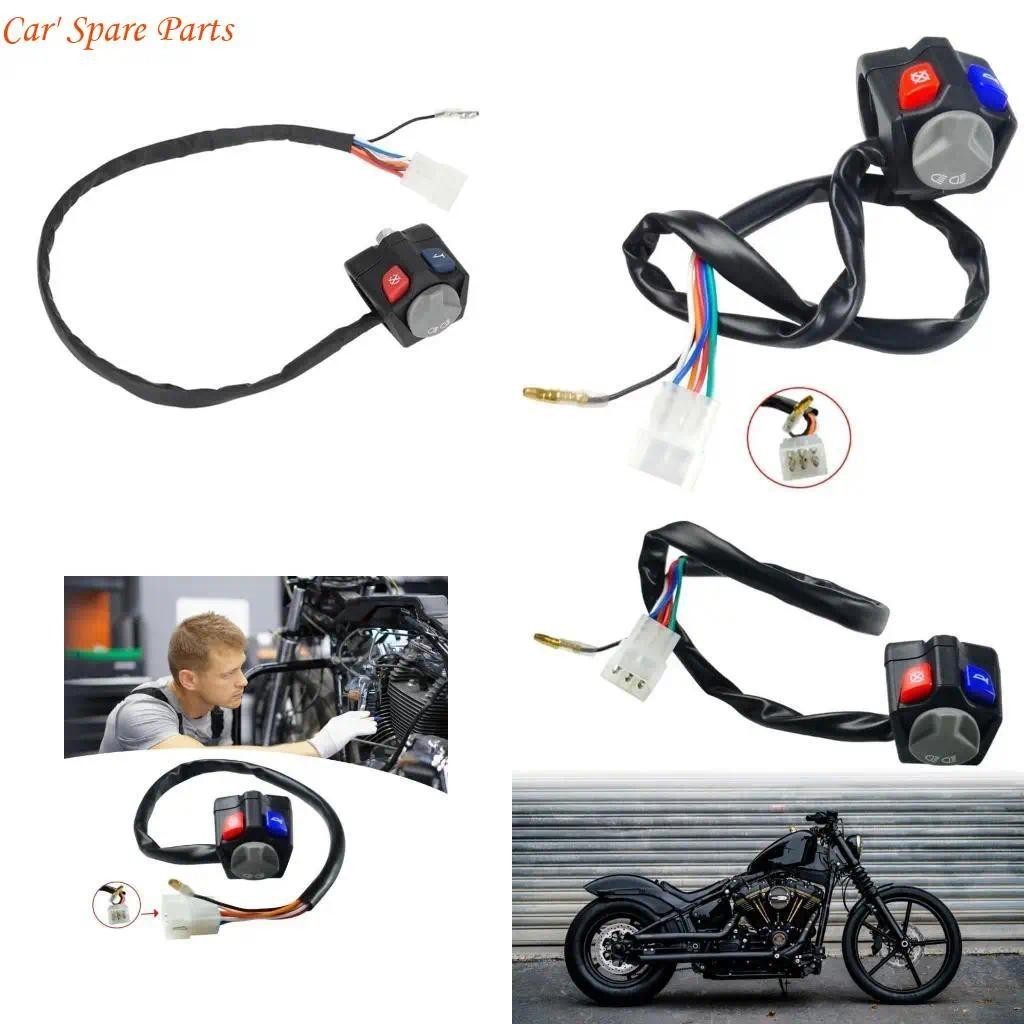 Botão Confiável Do Interruptor Da Buzina Farol Motocicleta Y4UA Para Passeios Seguros E Convenientes