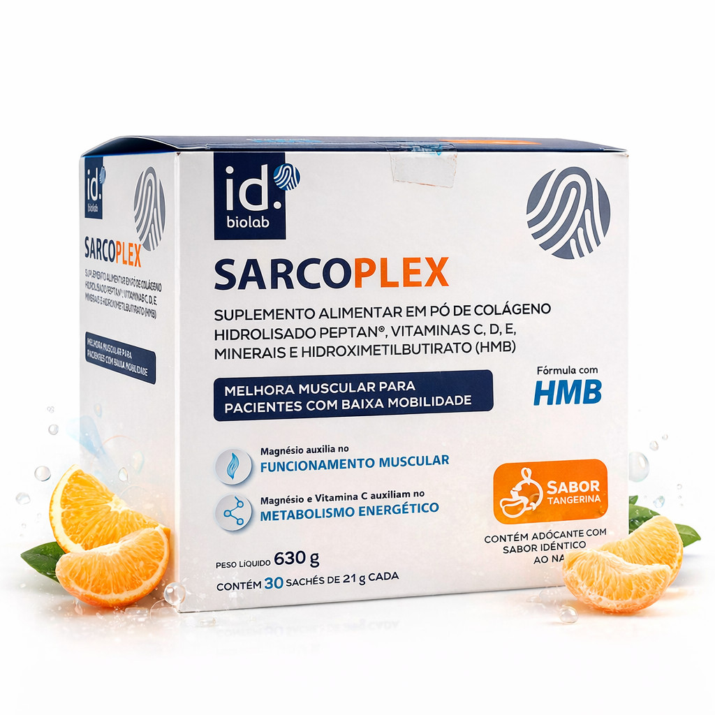 Suplemento Alimentar Sarcoplex Sabor Tangerina 30 Sachês 21g