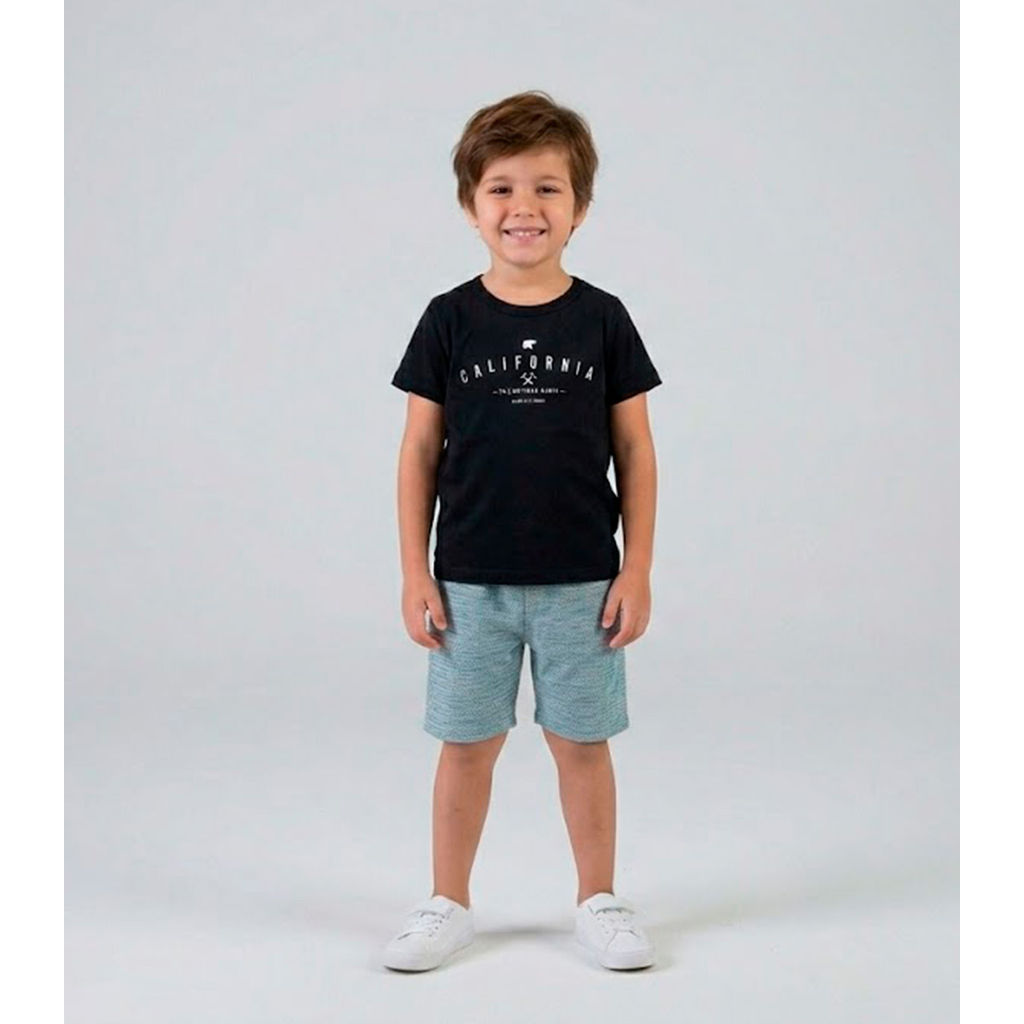Conjunto Infantil Camiseta e Bermuda Select Azul em Oferta na Shopee