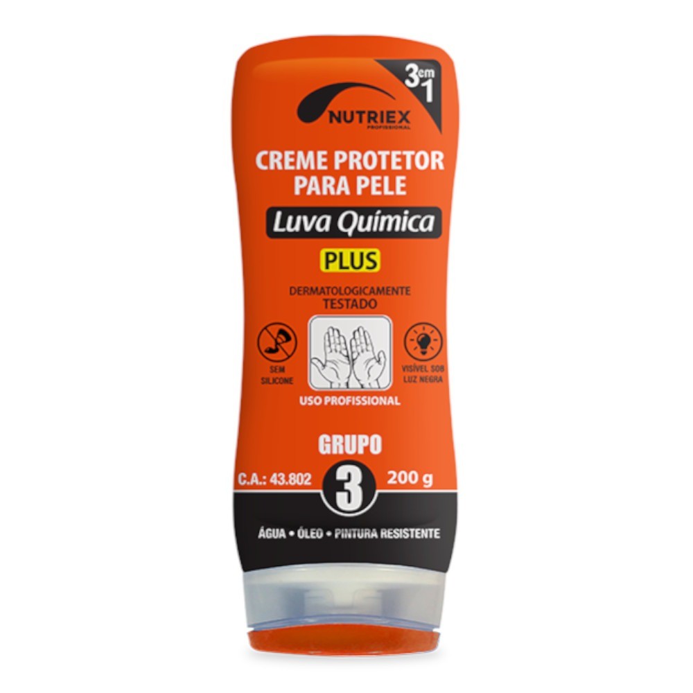 Creme protetor para a pele Luva química gr3 - 200g - Nutriex