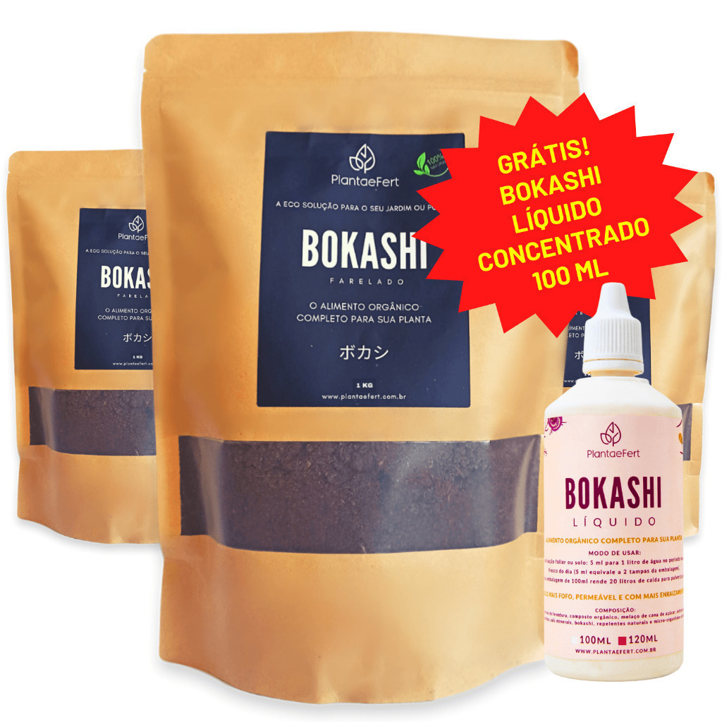 Adubo para Rosa do Deserto 3kg Farelado Brinde Bokashi 100ml Crescimento Saudável e Mais Vigor