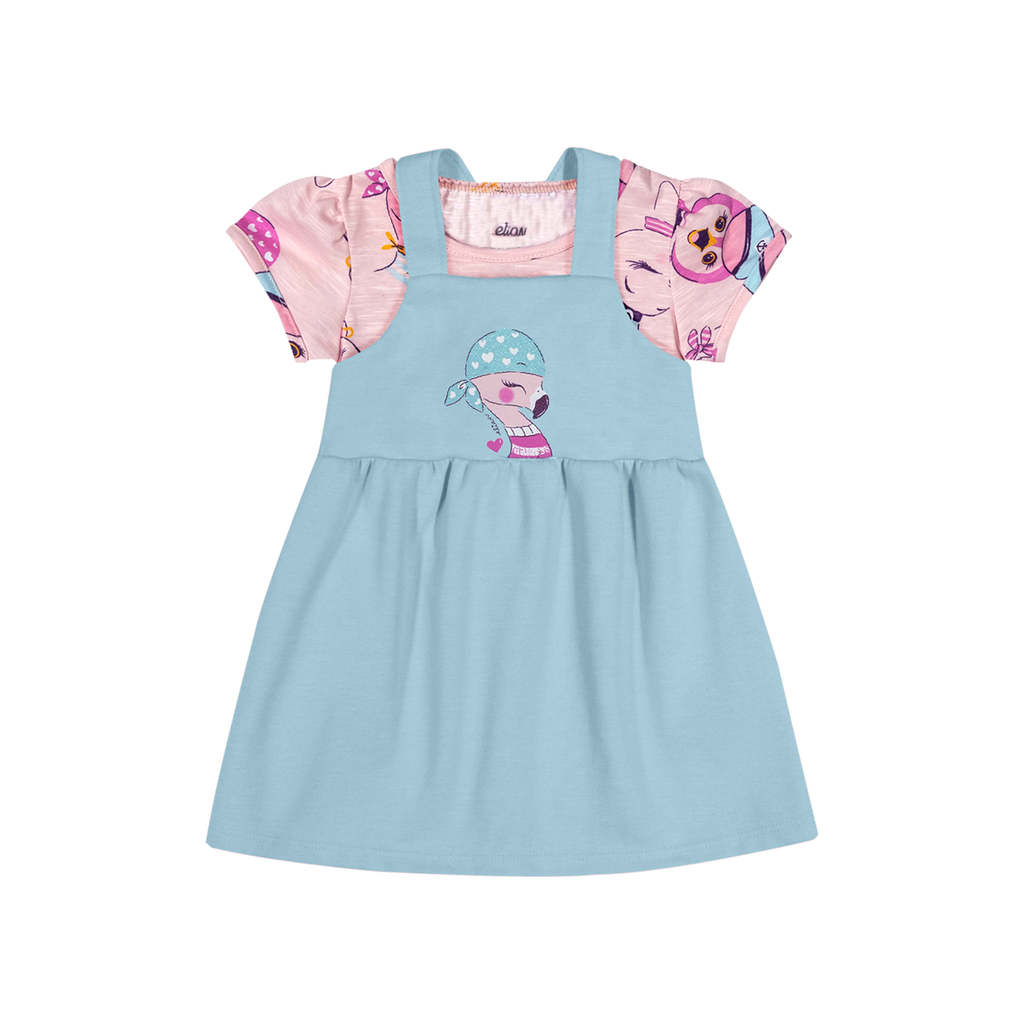 Conjunto Bebê Menina Flamingo Curto Elian Rosa em Oferta na Shopee