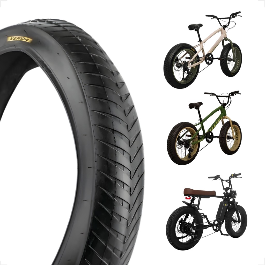 Pneu Pineu Kenda Aro 20 X 4.1/4 Fatbike Mobylete StreetGo Scooter Bike eletrica Largo Balão Gordo