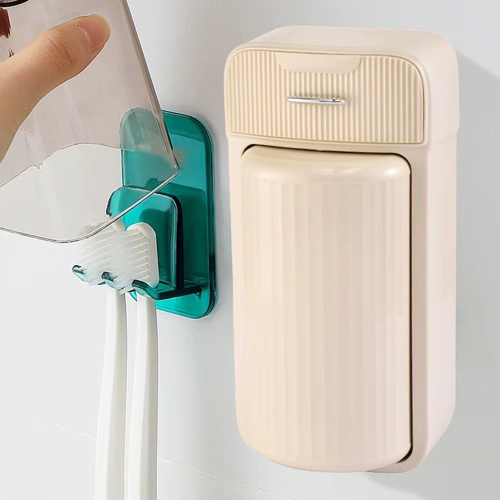 Detalhes do Caixa de Armazenamento para Banheiro, Suporte de Parede para Cosméticos e Artigos de Higiene Pessoal
